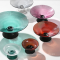 European-Style Household Glass Fruit Bowl